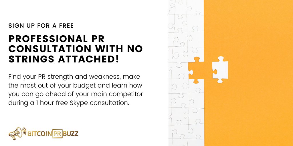 BitcoinPRBuzz's tweet photo. Book a 1 hour free Skype consultation via email at Johanna@bitcoinprbuzz.com or via Telegram at @Johanna_Bitcoin.
#freeconsultation #prconsultation #marketingconsultation #bitconpr https://t.co/LUc4rEMw2u
