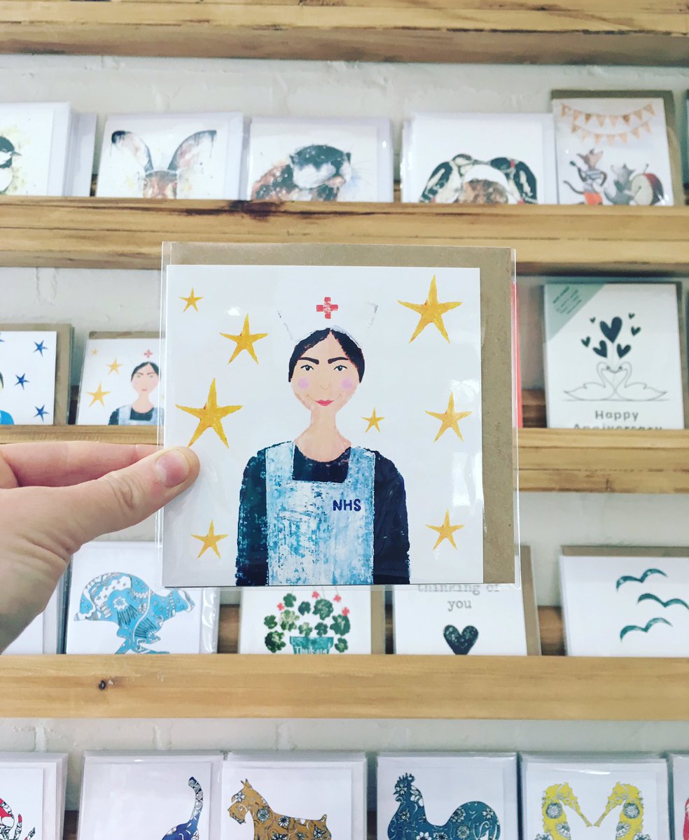 OUR HEROES 🌟 Our NEW cards are now available in our local shop @Guist_Cafe_Shop with £1 of every sale going to the NHS 💙🌈 #shoplocal #shopsmall #supportsmallbusiness #stayhome #staysafe #thankyounhs #nhsheroes