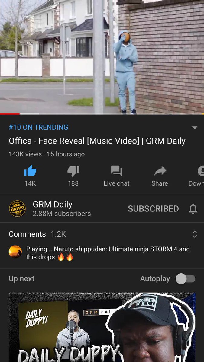 We Trending ‼️‼️Let’s keep streaming the track 🇮🇪☝️