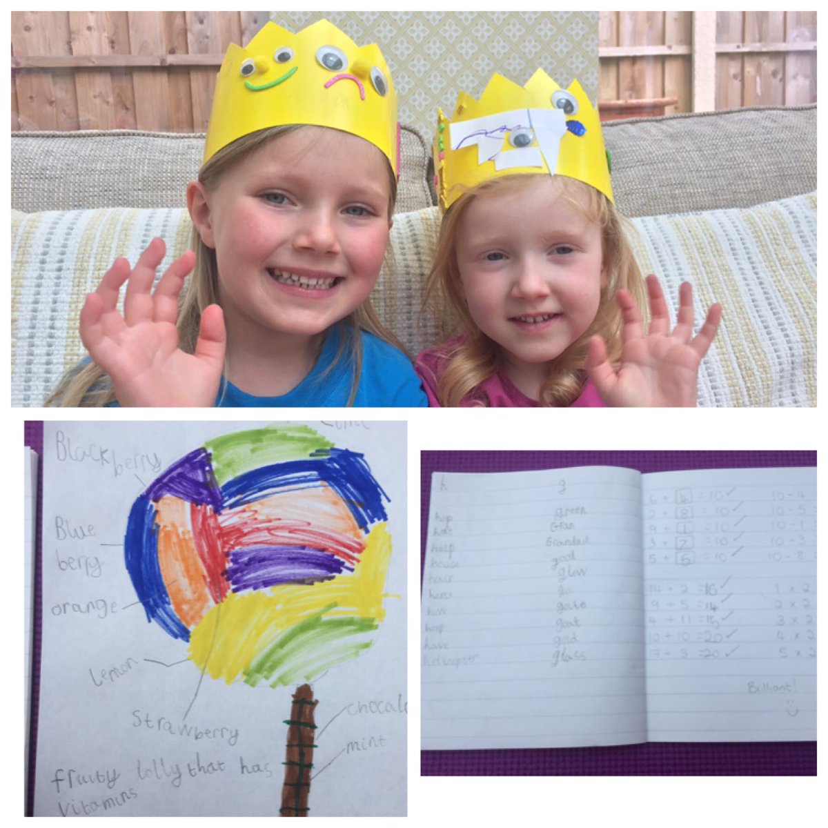 d_rach44's tweet photo. ⁦@prestolee_1911⁩ Olivia listened to the story of Hansel and Gretel before practising her writing and then designing her sweet. 🍭 She then joined in with Elizabeth making The Smartest Giant in Towns crown! 👑 #alwaysaiminghigh https://t.co/RhR1L2d5Kd