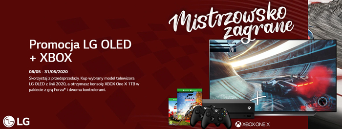 audiovideocompl's tweet photo. Buy a new @LGPolska OLED TV and get an Xbox One X console https://t.co/W6EOhqPLoQ https://t.co/YFNrKwDfql