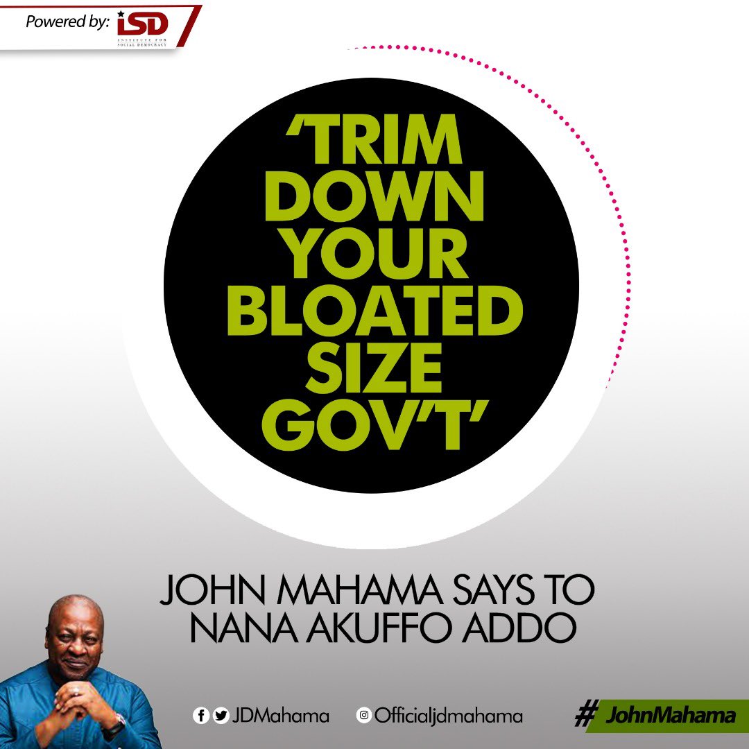 ISD_Gh's tweet photo. #ReducethesizeofyourgovernmentNOW

#ActNow https://t.co/TFOKvltSPE