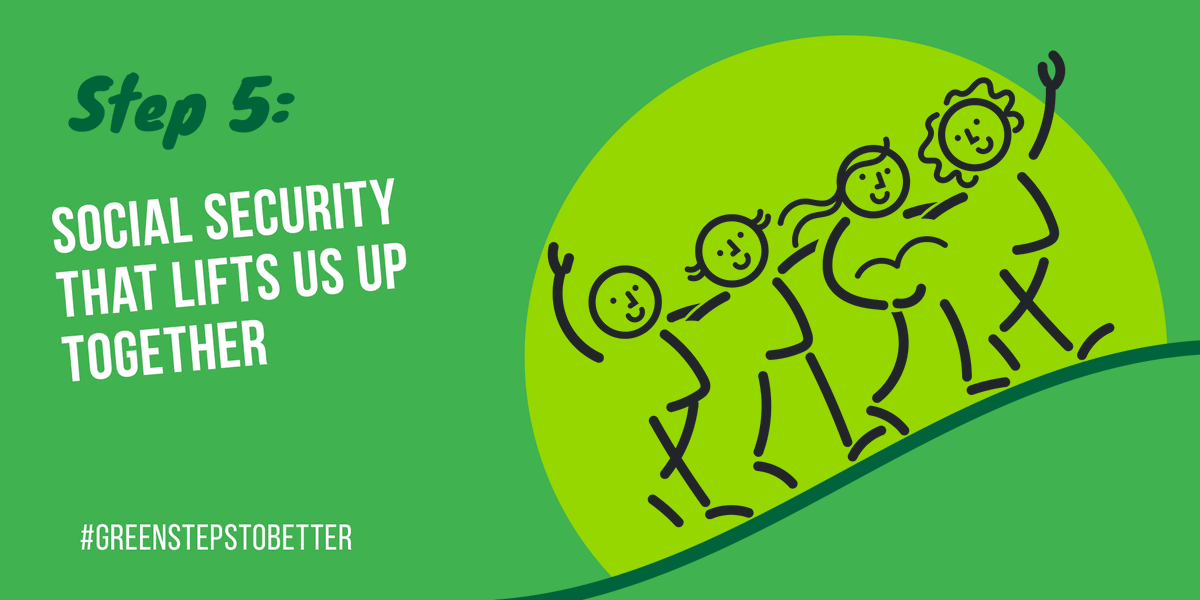 Essential workers struggling to survive on insecure, inadequate wages?

UC unreliable, unfair & slow?

Others with nothing at all?

This has to end

Step 5: A Basic Income for all, guaranteeing security

#GreenStepsToBetter More here 👇

carolinelucas.com/latest/green-s…