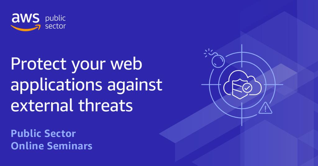 AWS_Gov's tweet photo. You can defend your web apps in-depth. We'll show you how: #AWSWebinars https://t.co/2ihI2cgEUB https://t.co/jYCNEPzwFy