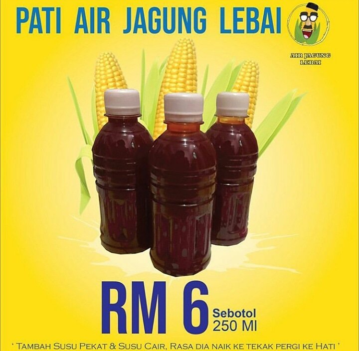 princenadhir's tweet photo. *Assalamualaikum dan Selamat Berpuasa*.😊 *PATI AIR JAGUNG LEBAI*
RM6! RM6! RM6! RM6 sahaja! 😱
Rasa dia piaw, padu dan mabeles.
Boleh cod ke rumah dan tempat berdekatan anda🏍️🚗 Siapa yang berminat meh laju laju wassap.
https://t.co/cQ3pcpg1Hy ‼️Cod area Klang dan Shah Alam!! https://t.co/qnFg6Z8Ken