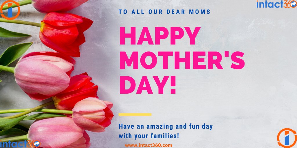 intact360's tweet photo. To all our dear moms
Happy Mother's Day!
Have an amazing and fun day
with your families!
Intact360 Team,
https://t.co/jqV9zyt1I4
#intact360 #mothersday #mother https://t.co/iihCdFmpse