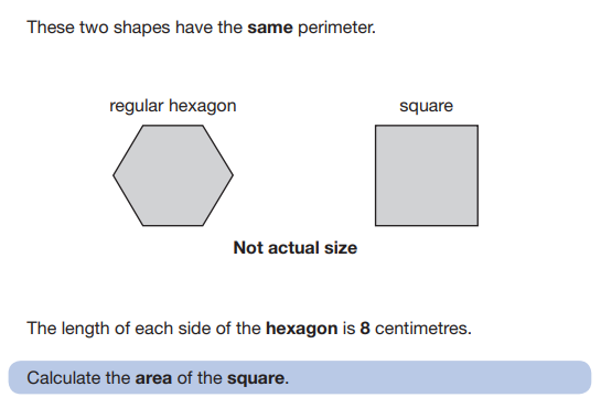 STC_6MT's tweet photo. Good morning!  I hope you've had a lovely weekend.  Here's your daily challenge.  Remember that perimeter is the distance around the shape and area is the measure of space inside the shape.  Good luck! https://t.co/iZchxzGDQy