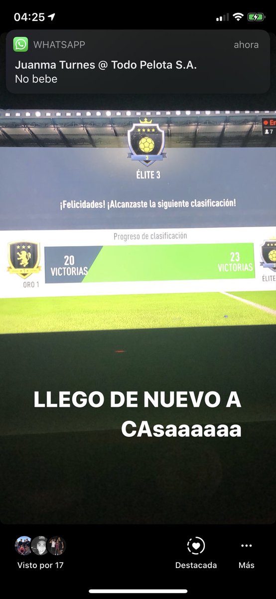 SE VOLVIÓ AL ELITE DE FORMA AGÓNICA