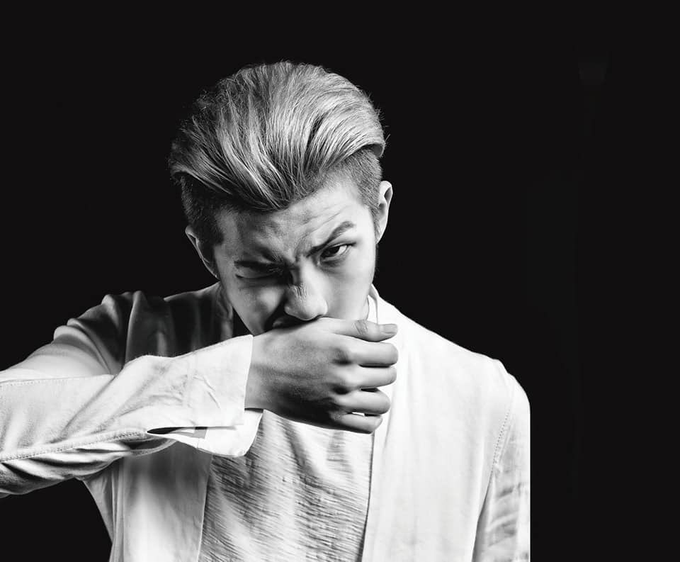 Today’s celebration is  #RM Our beautiful leader  #Namjoon in Black & White Pictures