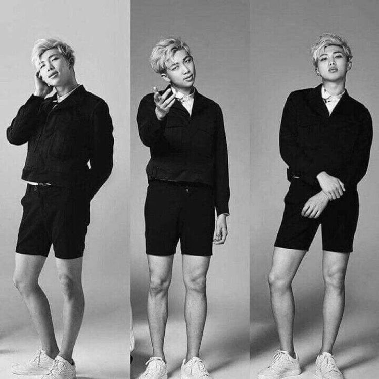 Today’s celebration is  #RM Our beautiful leader  #Namjoon in Black & White Pictures