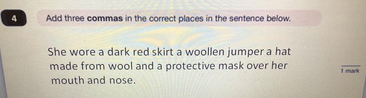 Alex_Bramley3's tweet photo. Todayโs Grammar questions for my Year 6s! #LockdownSATs #edutwitter #stayingalert #Year6 https://t.co/7kMsO4E4IN
