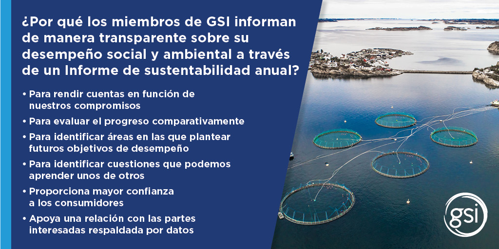 GSI_salmon_es's tweet photo. ¡Hoy se publica! GSI publica el 7o Informe de sustentabilidad anual, que muestra mejoras en indicadores clave en función de los ambiciosos compromisos de GSI para mejorar el desempeño ambiental y social de la salmonicultura. Léalo aquí: https://t.co/0Em6cqJQW9 https://t.co/s0yEG59ptH