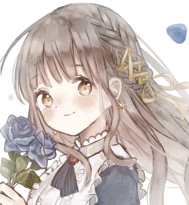 「青薔薇 リボン」のTwitter画像/イラスト(古い順)