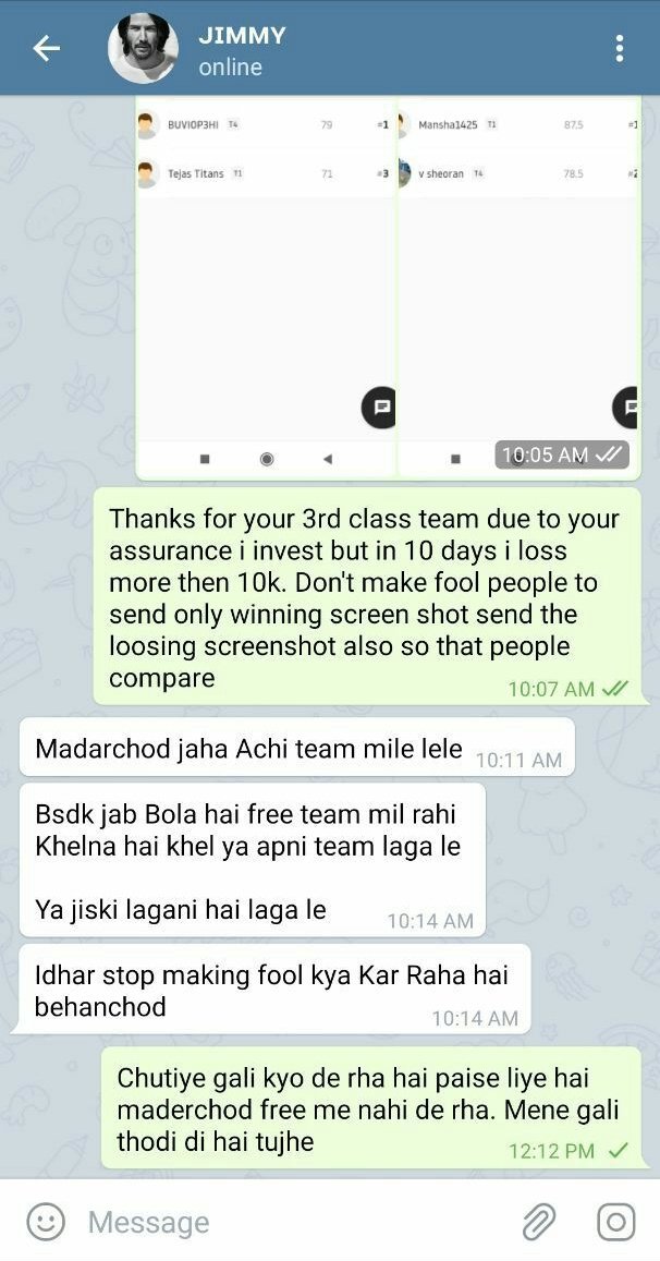 PriMe LeaK (@theprimeleak) on Twitter photo <a href="/jimmyrichway/">Jimmywhooo</a> <a href="/NCWIndia/">NCW</a> @DGPBihar <a href="/PMOIndia/">PMO India</a> <a href="/PrakashJavdekar/">Prakash Javadekar</a> <a href="/IPSGupteshwar/">Ips Gupteshwar Pandey</a> <a href="/telegram/">Telegram Messenger</a> <a href="/DelhiPolice/">Delhi Police</a> Iske baad tu kya sochta Jimmy beta ,tere se mai acche language me baat kru re Bh$dk?
Jb jb garib ko tere jaisa lootera lootte rahega tb tb koi prime leak banega😠😠 <a href="/jimmyrichway/">Jimmywhooo</a> <a href="/NCWIndia/">NCW</a> @DGPBihar <a href="/PMOIndia/">PMO India</a> <a href="/PrakashJavdekar/">Prakash Javadekar</a> <a href="/IPSGupteshwar/">Ips Gupteshwar Pandey</a> <a href="/telegram/">Telegram Messenger</a> <a href="/DelhiPolice/">Delhi Police</a> Iske baad tu kya sochta Jimmy beta ,tere se mai acche language me baat kru re Bh$dk?
Jb jb garib ko tere jaisa lootera lootte rahega tb tb koi prime leak banega😠😠