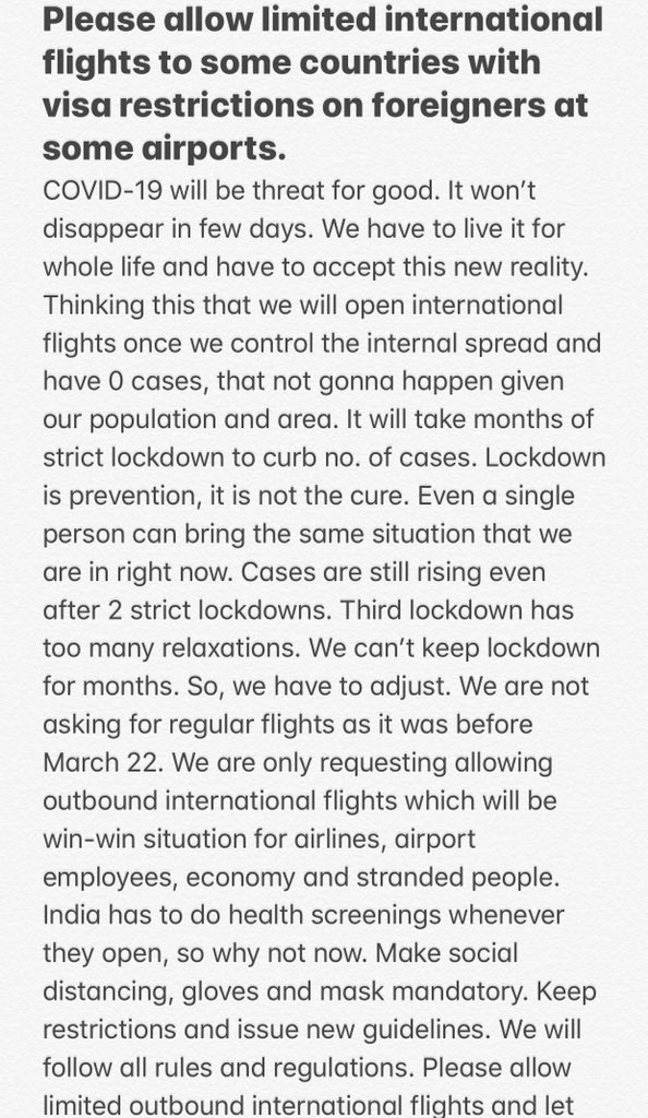 gurpreetsidhuPE's tweet photo. @MoCA_GoI @aaibplairport @airindiain @ushapadhee1996 @HardeepSPuri @AAI_Official @narendramodi @PawanHansLtd @PIB_India @PMOIndia @PTI_News @DelhiAirport Dear sir, u hv also hv chance to play hero. plz think about NRIs too who r stuck here from last 2 months and still waiting for flights. Plz add flights to 🇨🇦 as too many ppl r stranded here and want to go home. Canada has controlled the virus. Plz add Canada into phase 2 flights https://t.co/xDxp5Z2xCk