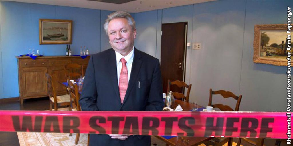 Wir besuchen den <a href="/RheinmetallAG/">Rheinmetall</a>-Vorstandsvorsitzenden Armin Papperger am 19. Mai im #Homeoffice. Immenhoop 28, 29320 Hermannsburg bei Celle in #Niedersachen. #RheinmetallEntwaffnen

Mehr erfahren: rheinmetall-hauptversammlung.org/ankuendigung-f…