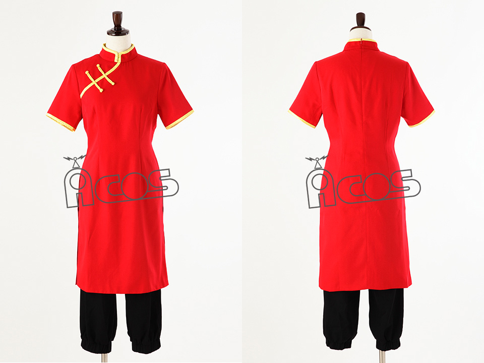 銀魂　神楽　チャイナ服　衣装＋ウィッグ（公式・ACOS製）＋髪飾り　S 銀魂 神楽 チャイナ服 衣装＋ウィッグ（公式・ACOS製）＋髪飾り S＋傘