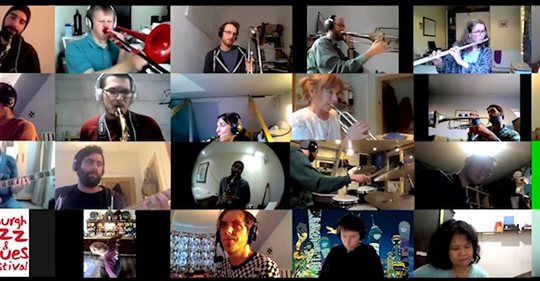 👏 G.D. Jam Online returns tonight! 👏

🎷🎹🎺🎸 🎤 Interested in joining the group?

If so email : education@adjazz.co.uk

#onlinejam #jazz #blues #funk #soul #music