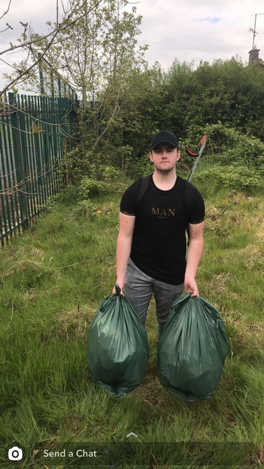 YouthActionNI's tweet photo. Adam, one of our Young Male Volunteers from Keady, recently did a litter pick around his area as part of the Lunchtime Litter Pick campaign. Great job Adam, very well done. @TNLComFundNI @abcb_council @KeepNIBeautiful @Coop_Foundation @lightbodyfdn @OneSmallStepNI  #LifeMaps https://t.co/aAUEd7tpZF
