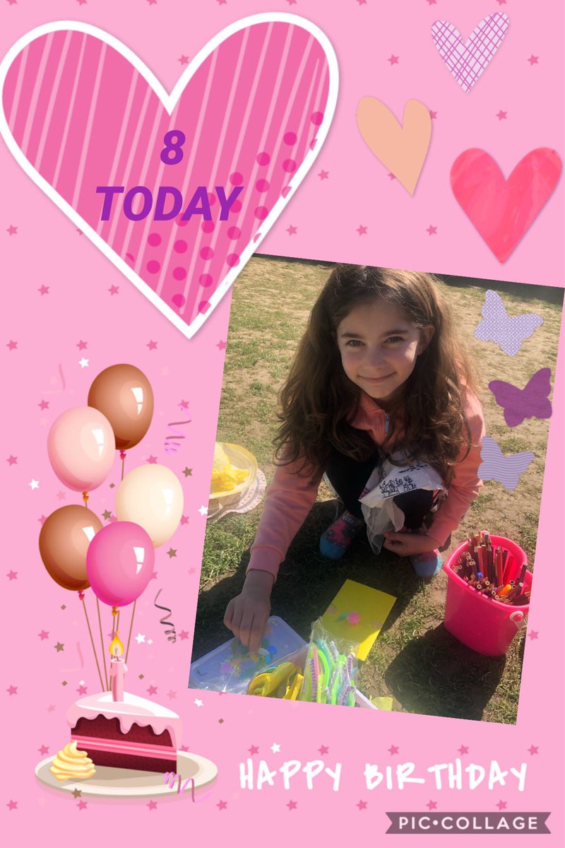 Happy 8th birthday to my beautiful girl Imogem 💝