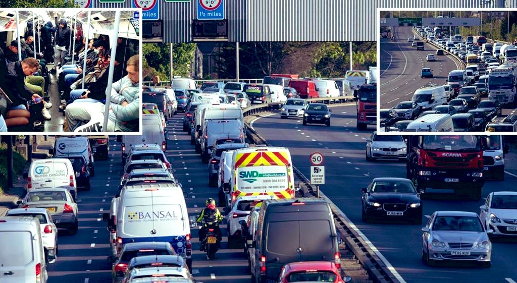 Aamer Anwar✊🏾🏳️🌈#BlackLivesMatter (@aameranwar) on Twitter photo London roads & Tubes this morning as workers return to work in England following that ‘speech’ by <a href="/BorisJohnson/">Boris Johnson</a> #SocialDistancing impossible☠️ 2nd wave of #COVID19 inevitable thanks to sheer incompetence of <a href="/10DowningStreet/">UK Prime Minister</a> #highestdeathrateinEurope #thanksboris #StayHome London roads & Tubes this morning as workers return to work in England following that ‘speech’ by <a href="/BorisJohnson/">Boris Johnson</a> #SocialDistancing impossible☠️ 2nd wave of #COVID19 inevitable thanks to sheer incompetence of <a href="/10DowningStreet/">UK Prime Minister</a> #highestdeathrateinEurope #thanksboris #StayHome