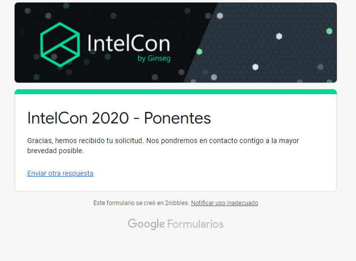 JorgeWebsec's tweet image. He mandado mi propuesta de charla modo &quot;Elige tu propia aventura&quot; a #IntelCon #Ginseg @gIntelSeg 

PD: me ha gustado mucho la idea del evento y su finalidad final. Un saludo.