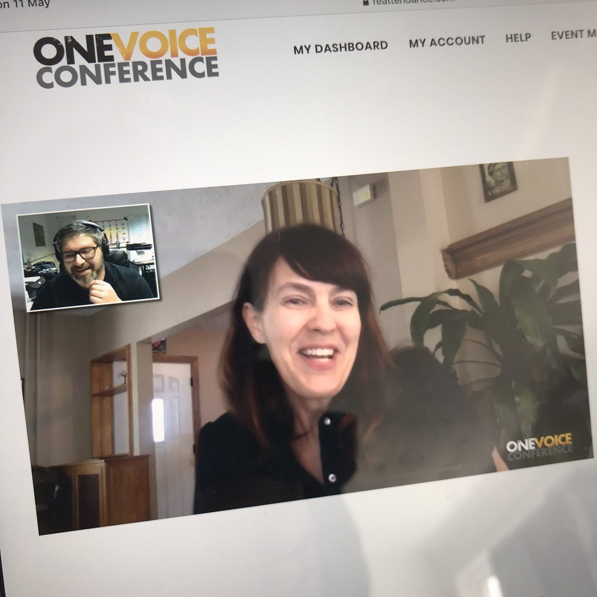 KatieFlamman's tweet photo. “Harness the power of being you” 🌱 “Tell the story of you” 🌸 Starting my working week with the amazing @CeliaSiegel reminding me why her #VO #branding formula is a winner! 
I learnt so much from her book “#Voiceover Achiever: #Brand Your #VO #Career” #OVC20 https://t.co/P38Jn4qXtB