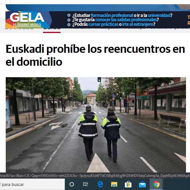 Que me aclare. En el BOE de 9 de Mayo se permiten las reuniones de 10 personas (sin distinción de espacios públicos y cerrados). En el BOPV Decreto 8/2020 no dice lo contrario. la consejera de seguridad y la Ertzaintza prohíben reuniones en casa. En base a qué norma.Que expliquen