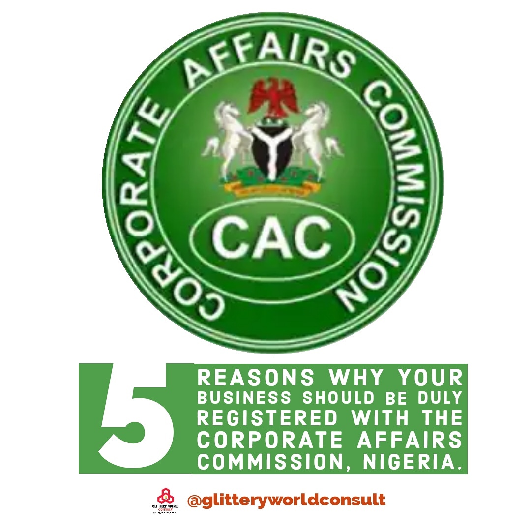 glitteryworldc's tweet photo. 5 reasons and benefits of registering your business with the corporate Affairs, Commission Nigeria;

1. There is Seal of originality. No Brand will be able to use your name again. 
#business
#entrepreneur #cacbusinessregistration #getyourbusinessregistered https://t.co/slKqyzwc2o