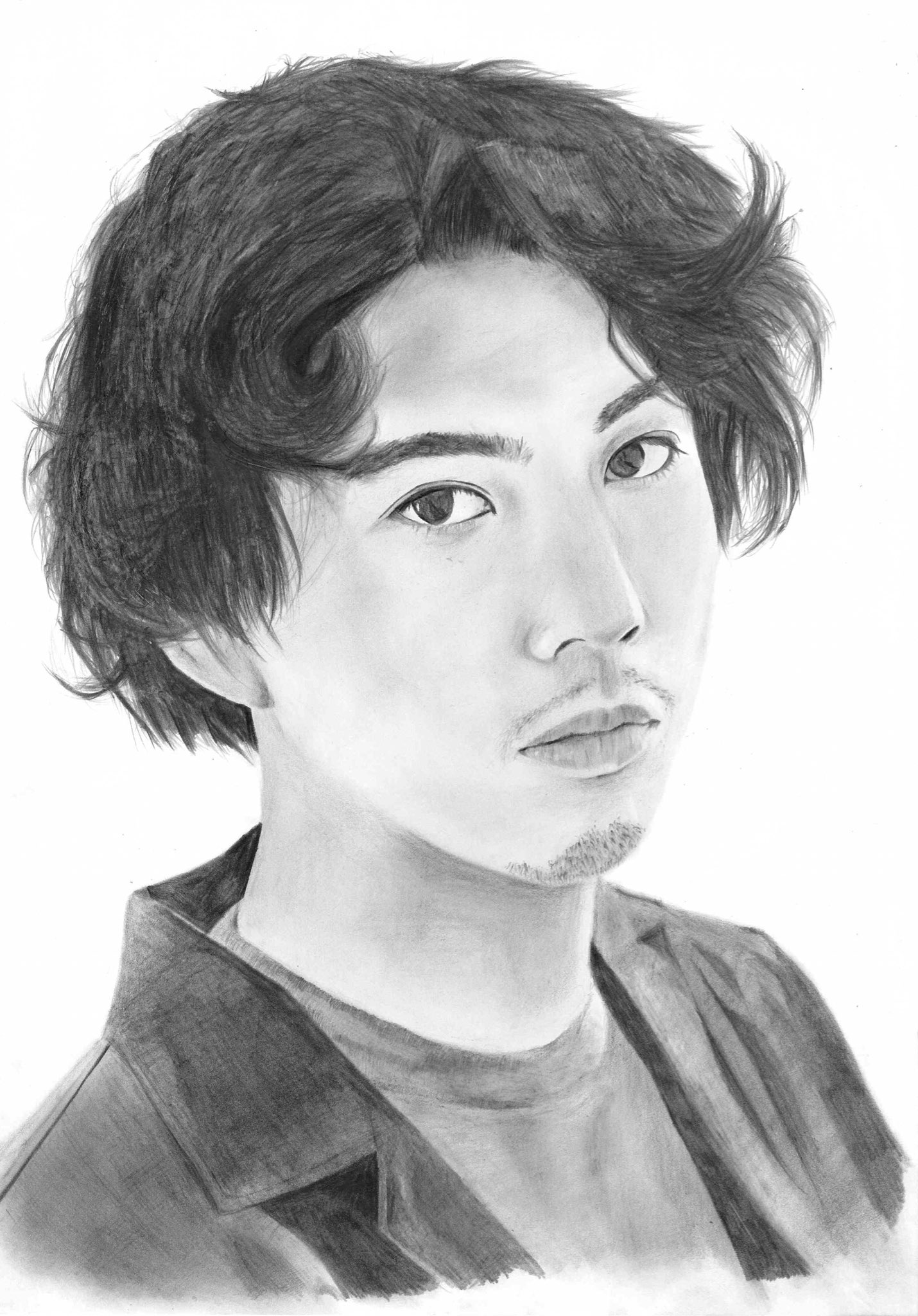 せのーくん 俳優の賀来賢人さんの鉛筆画を描きました 前から思ってたけど髪の毛描くのが下手なんですよね とりあえず鉛筆画3枚目 鉛筆画 絵描きさんと繋がりたい 賀来賢人 T Co Rqehyx0qud Twitter