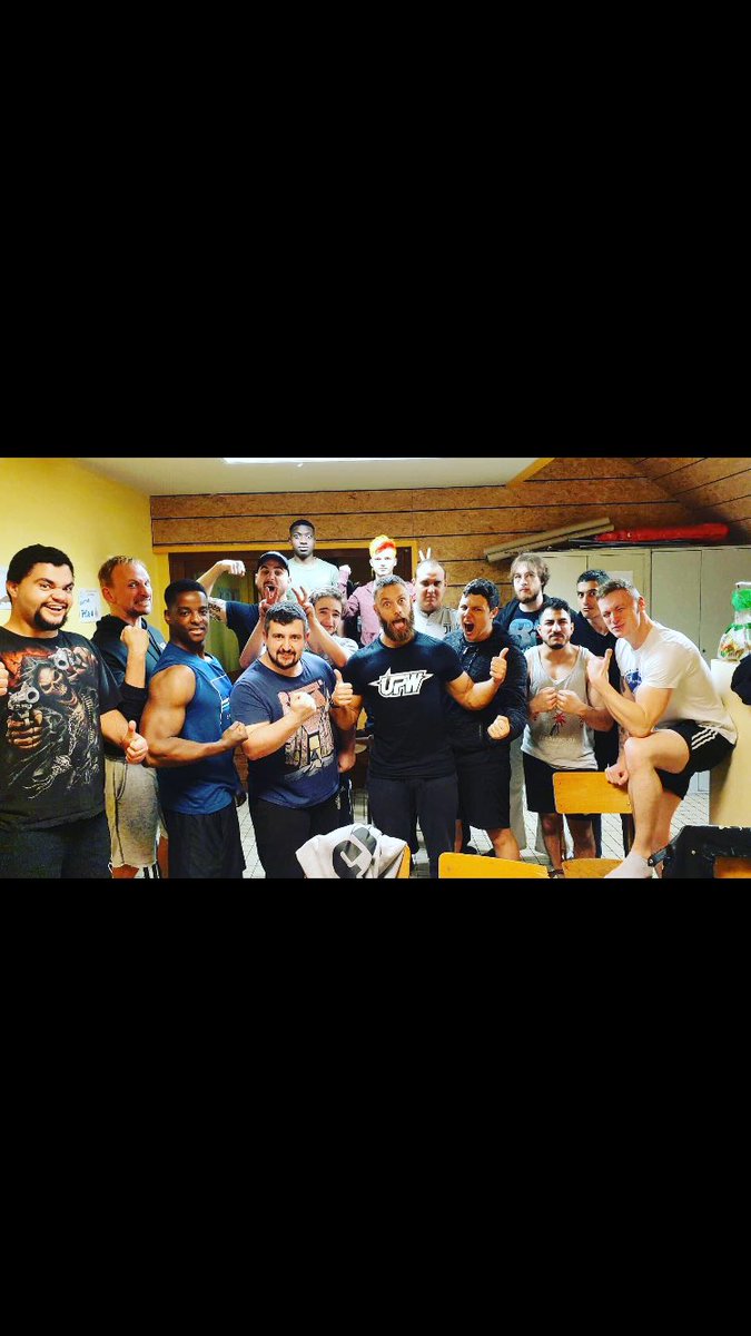 Tucker_UKCT's tweet photo. Pro wrestling done right! The support and love in this crew blows me away, positive, passionate and hungry, what this game is all about! Blessed to be here 4 years straight, this place reminds me every time I’m there how great this business can and should be 🇫🇷🙏 #blessed https://t.co/5v0ea7zepu