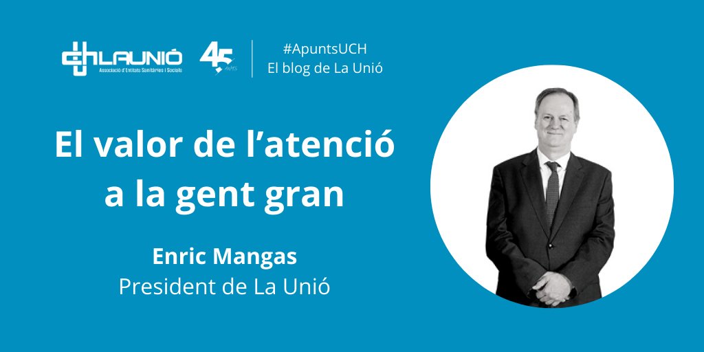 uchcat's tweet photo. 📝Enric Mangas, president de #LaUnió aborda la situació a les #residències i planteja quin valor ens mereix com a societat l'atenció a la #gentgran.
👉No te'l perdis: https://t.co/IYny9F4QZr
#ApuntsUCH, el blog de La Unió https://t.co/MBawQRNVDw