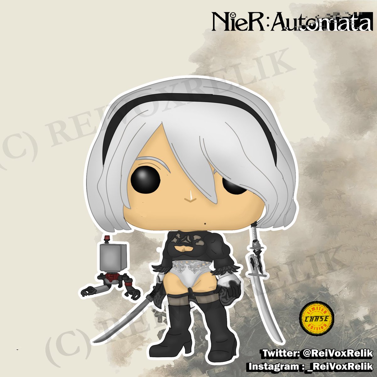 Custom Nier Automata 2B Funko POP - agh.ipb.ac.id