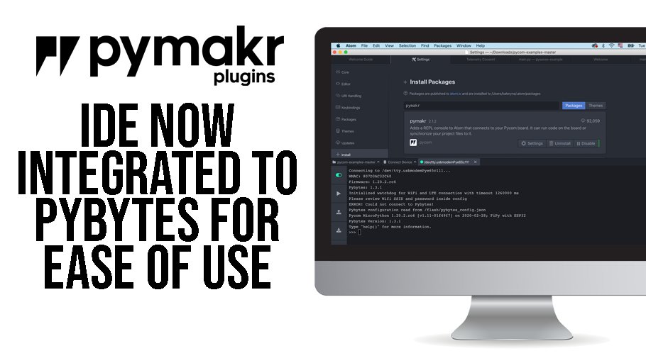 SGWirelessIoT's tweet image. We've integrated our #Pymakr IDE plugins for #ATOM and #VSCode on #Pybytes. It's super easy to get your project up and running wihtout even installing ATOM or VSCode, Maintain and monitor your code...and make changes from the #Cloud. Check out the Demo: youtu.be/qydlJKRDzFs