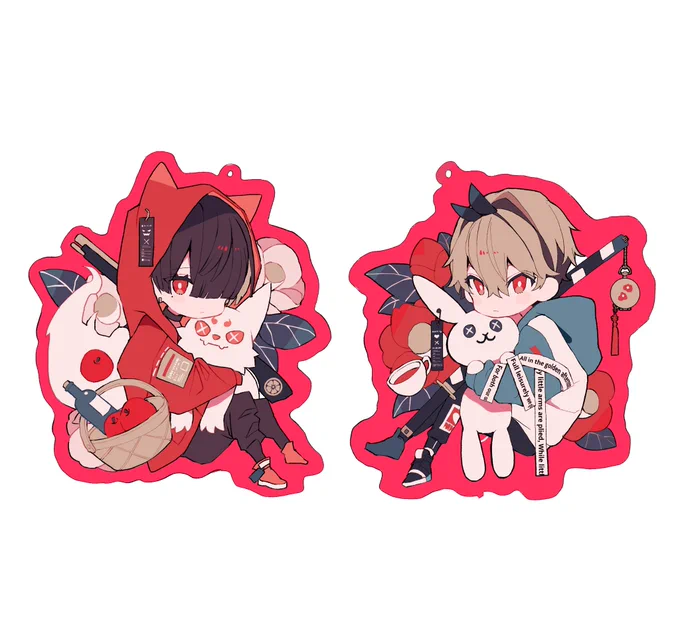 予約販売開始いたしました!!

和男子アクキー(アリス) | 玄(そら) https://t.co/8zj4IJzV47 #booth_pm

和男子アクキー(赤ずきん) | 玄(そら) https://t.co/08CCuls72X #booth_pm 