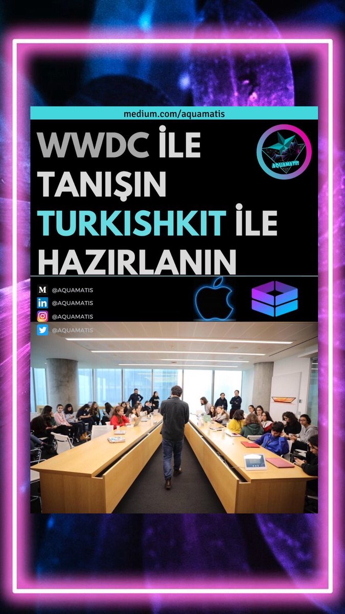 APPLE WWDC 2020 BAŞVURULARI AÇILDI BİLGİLENMEK, NASIL KATILMANIZ GEREKTİĞİNİ ÖĞRENMEK İÇİN YENİ BLOG YAZIMIZI OKUYABİLİRSİNİZ. HERKES İÇİN YARARLI BİR YAZI OLMUŞTUR DİYE UMUYORUZ @turkishkit <a href="/begumagma/">Begüm</a> #WWDC #wwdc2020 #apple #turkishkit #IOS #Swift #xcode #sketch #programming