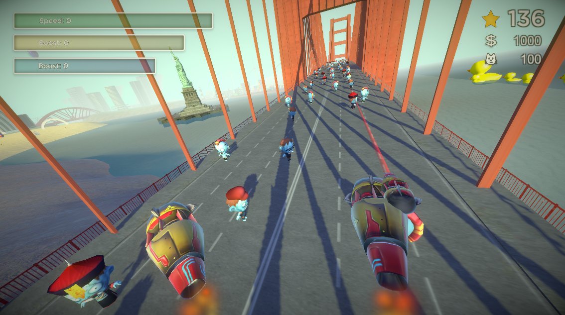 Golden Gate close to Liberty Statue:
YES we care about realism!
And now let's get rid of these zombies!
#gamedev  #Oculus #VirtualReality #unity3d