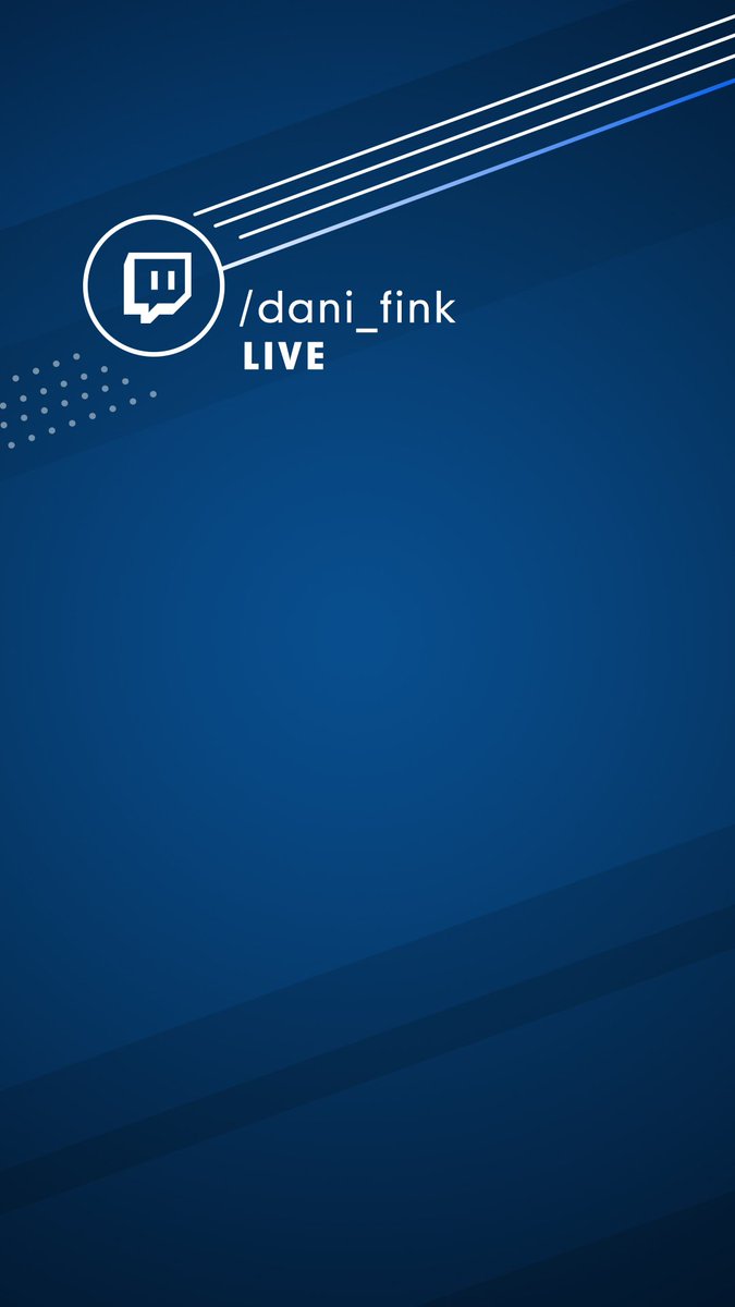 Wir sind wieder online☺️ Heute auf ganz entspannt chilliger Basis unterwegs😄 Kommt vorbei und unterstützt mich ihr Legenden😊 Schaltet ein😁 Vamos😎
twitch.tv/dani_fink