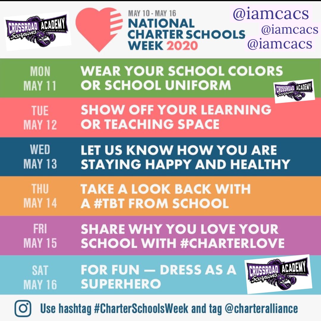 IAMCACS's tweet photo. #charterschoolsweek https://t.co/id1VIsdBAS