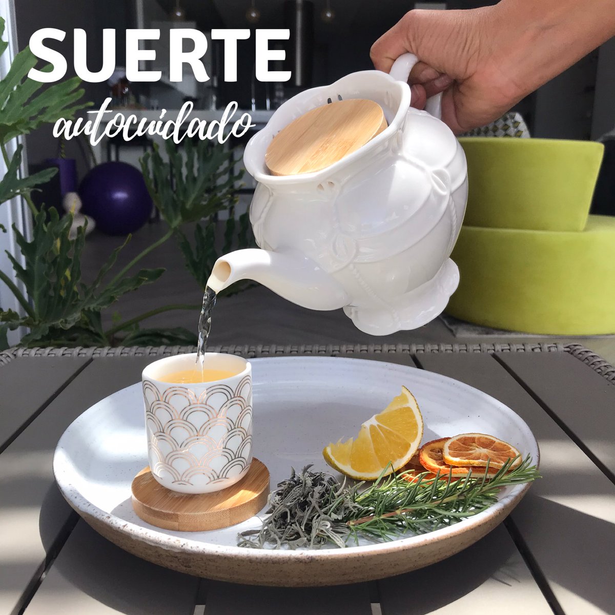 AngieTeaLover's tweet photo. AUTOCUIDADO🧜🏾
Una palabra que está de moda y podría siempre estarlo.
Mezcla simple pero poderosa, para cuidar de ti y conectar con la buena suerte.
.
Lavanda 🧞 Romero 🌿 Naranja 🍊
.
Esta infusión va muy bien con una cucharadita de miel.
#teatime #teablender https://t.co/d7qbwCxoLL