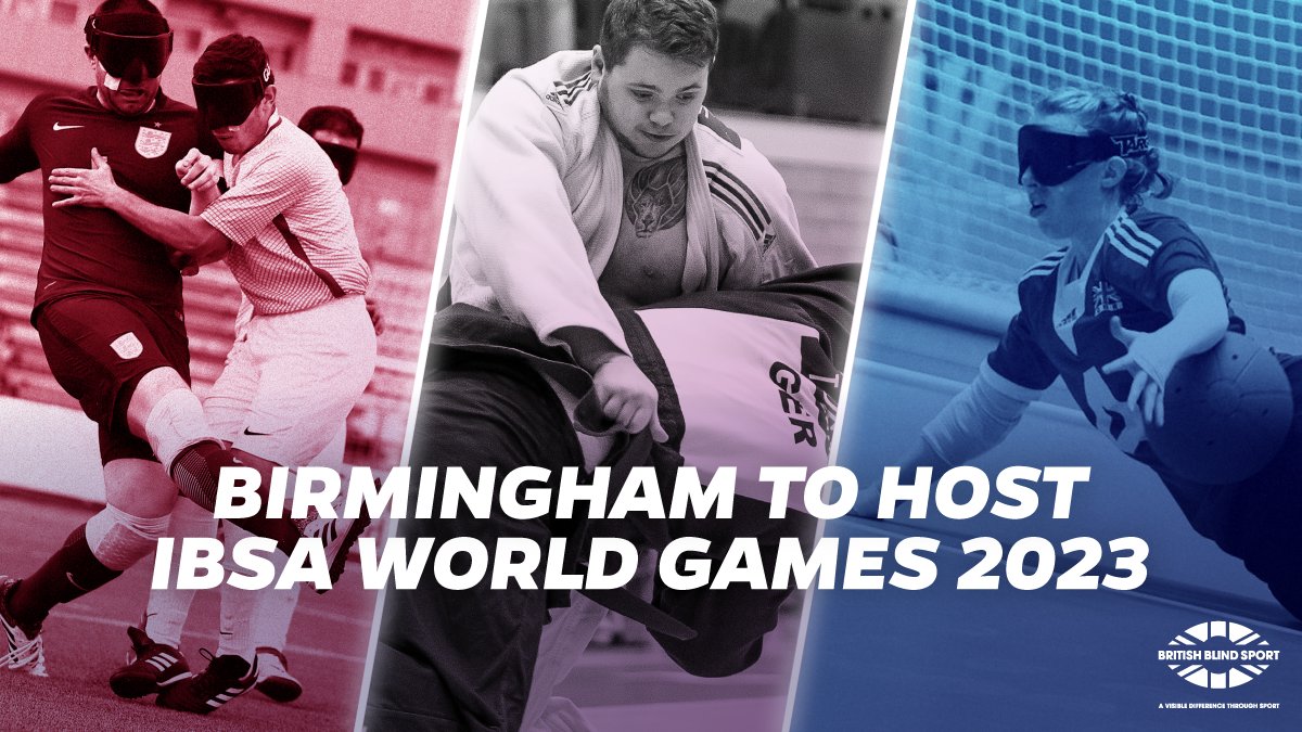 The global multi-sport event for blind and partially sighted athletes is coming to the UK! 🎉

🌎IBSA World Games 
📍 Birmingham
📅 August 2⃣0⃣2⃣3⃣ 

More info ➡️ buff.ly/3fEQwX9