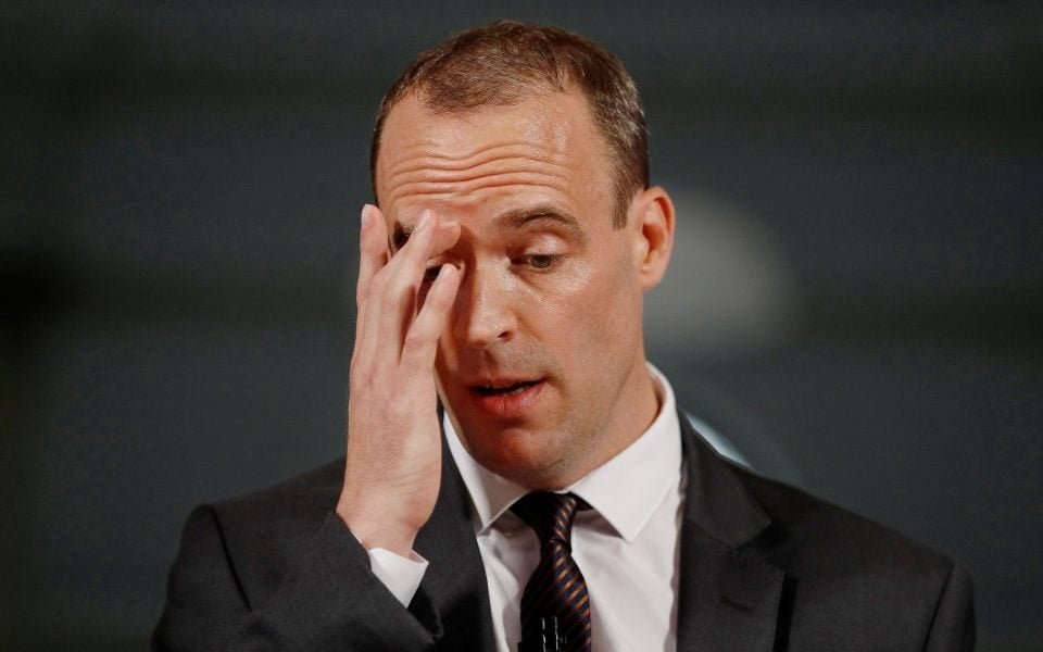 BREAKING: Public express sympathy for Dominic Raab as he continues to tackle the unenviable job of being Dominic Raab.