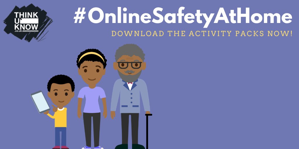 WMerciaPolice's tweet image. Every fortnight @ThinkuknowUK are sharing new #OnlineSafetyAtHome activity packs for primary and secondary age children. For fun, age-appropriate activities you can do with your child to help keep them safe online, download the most recent packs here thinkuknow.co.uk/parents/Suppor…