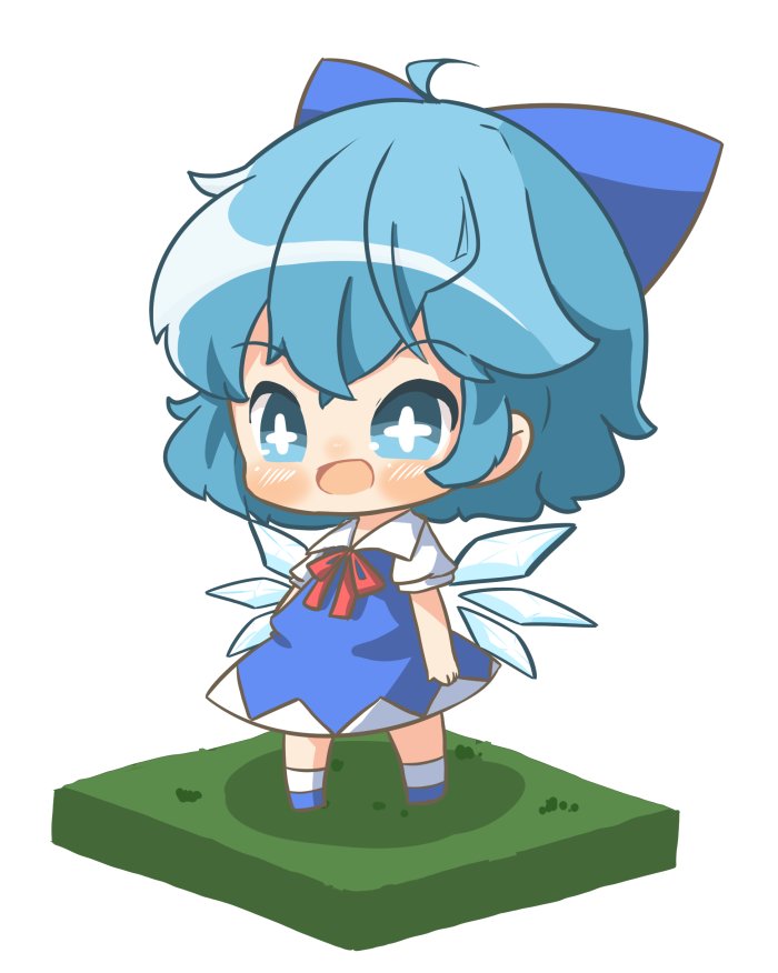 チルノ(東方Project) 「チルノ 」|しゅやのイラスト
