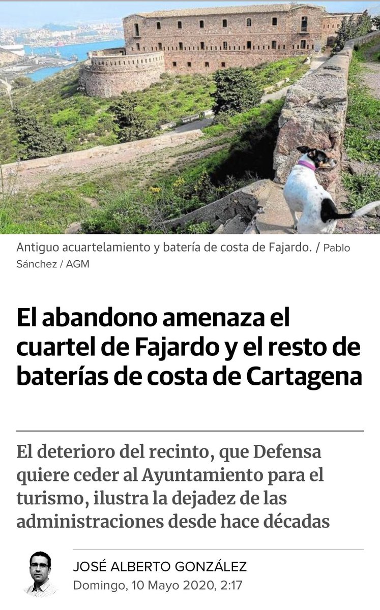 JeGiGa's tweet photo. #Fajardo y #Podadera como ejemplo de la realidad de nuestro #patrimonio defensivo @jaglaverdad
Las administraciones se pasan la patata caliente🥔💣
¿Sólo nos interesa su #recuperación a asociaciones patrimoniales, #MC y cartageneros “rasos”?
Eso parece https://t.co/o9nziZguJy https://t.co/ssPIrAGlSC
