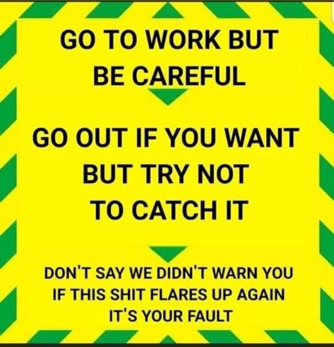 Quite liked this translation!

#BorisSpeech #NewSlogan #Translation #StayAlert #StaySafe #BeSensible #UseYourCommonSense