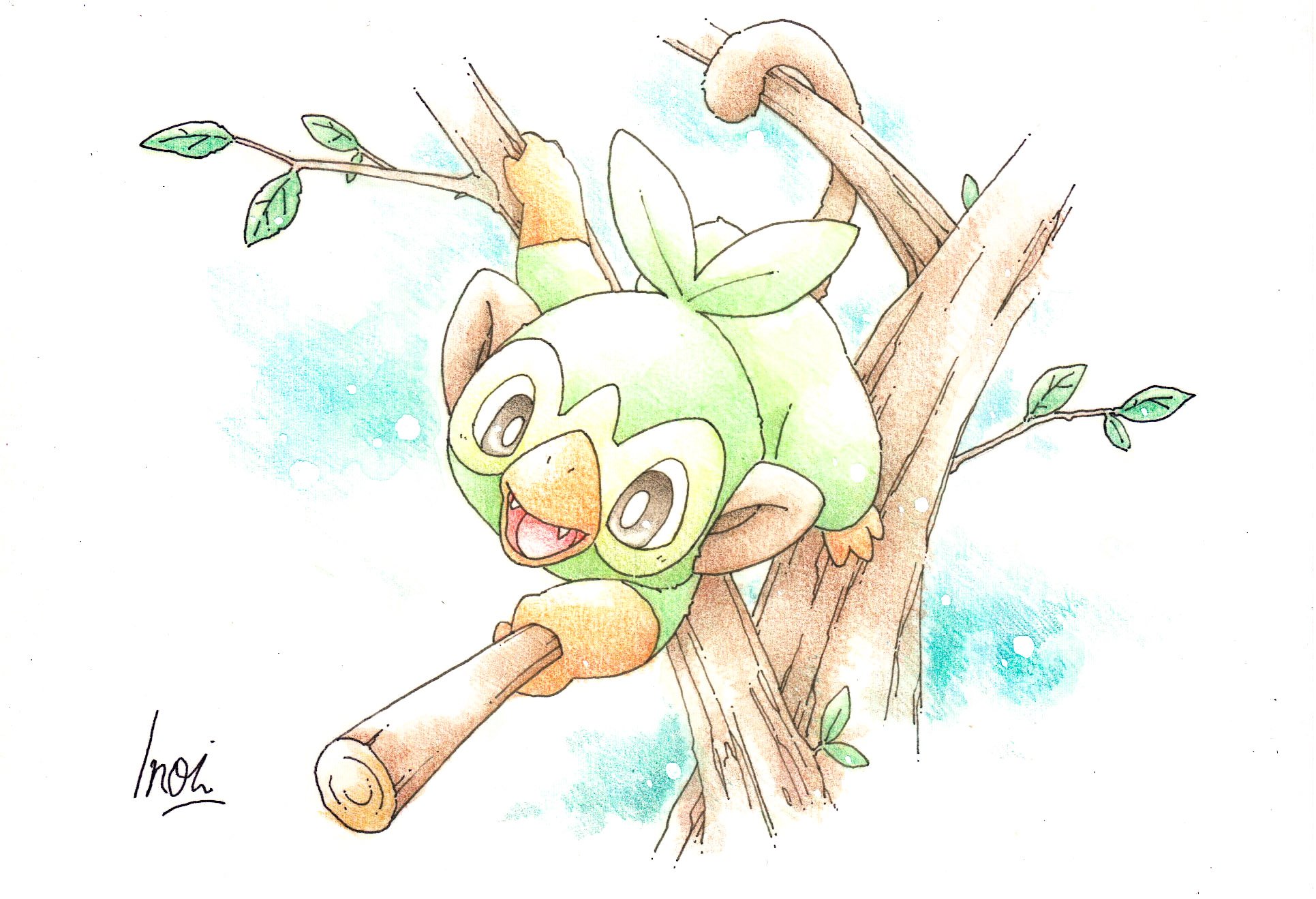 تويتر Inori على تويتر 今日のポケモン図鑑 ｎｏ ７９８ サルノリの えだづき T Co Jblfc0kmbo