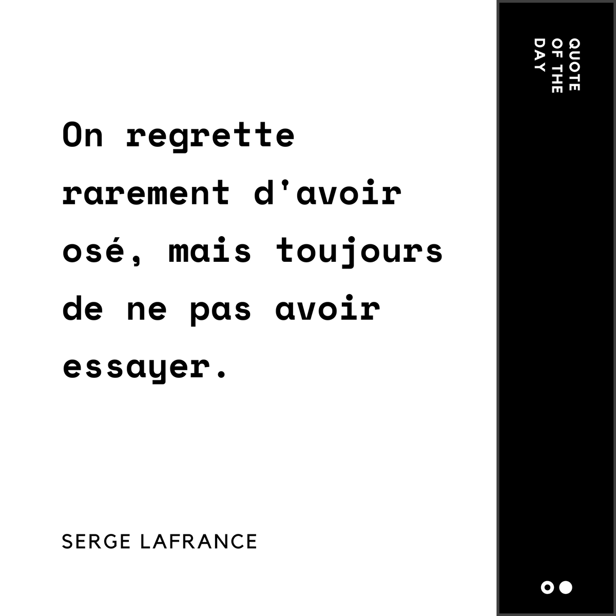 AltCollectif's tweet photo. [#MondayMotivation]

Après ses sages paroles, il est temps d'entreprendre les choses ! 
Passez une bonne semaine ! 

#sergelafrance https://t.co/vobZZZ26fD