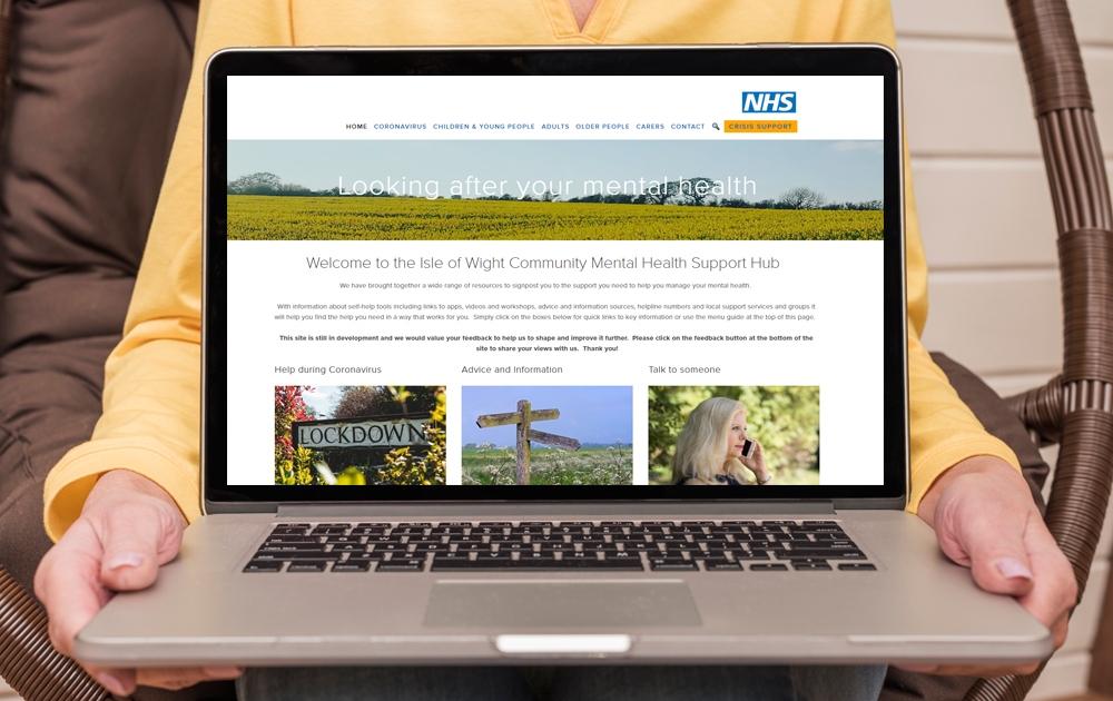 islandecho's tweet photo. ONE-STOP ISLE OF WIGHT MENTAL HEALTH HUB LAUNCHES ONLINE - https://t.co/M1uI0juZOL #IsleofWight #iwnews #IOW @IoWNHSTrust https://t.co/WyahGFnW2I
