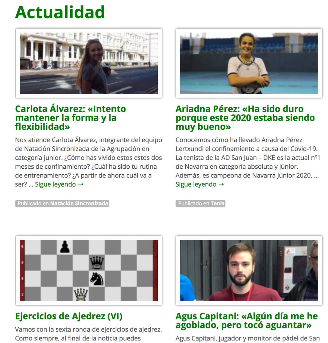 📲💻 ¡Entrevistas y relatos personales para conocer de primera mano todo lo relativo a nuestros deportistas! <a href="/ADSanJuanDKE/">AD San Juan</a> #comunicacion #cercanía